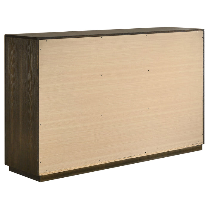 Atlas 4-piece Queen Bedroom Set Dark Oak