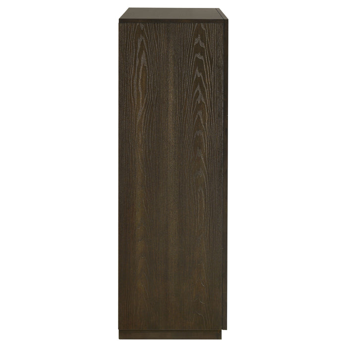 Atlas 5-drawer Bedroom Chest of Drawers Dark Oak