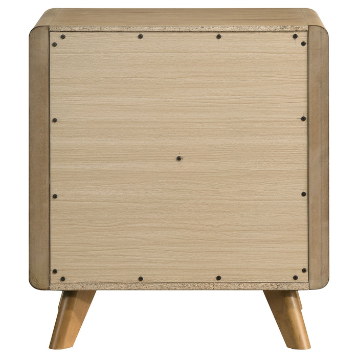 Bennett 2-drawer Bedroom Nightstand Bedside Table Light Oak