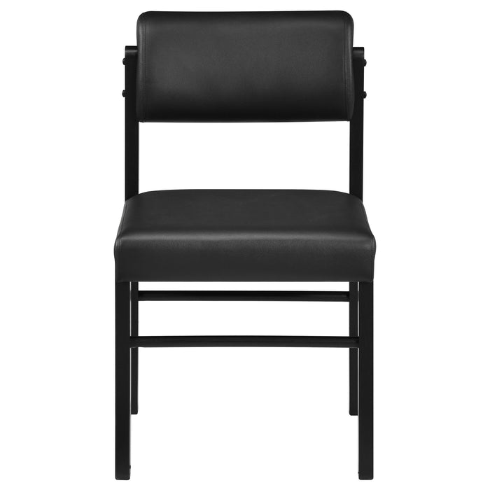 Hamlyn 5-piece Round Wood Dining Set Black
