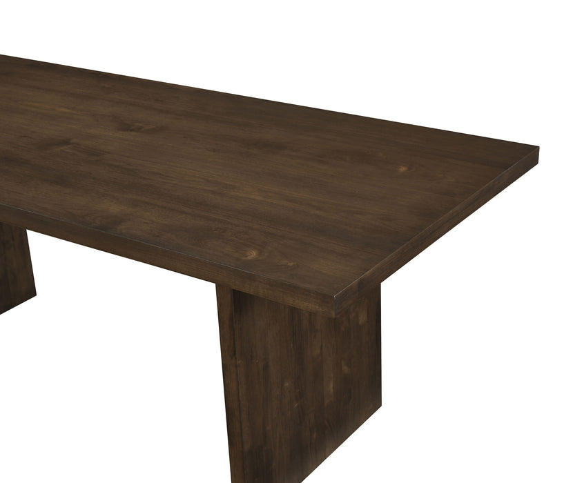 Decker 7-piece 82-inch Rectangular Dining Set Grey and Walnut