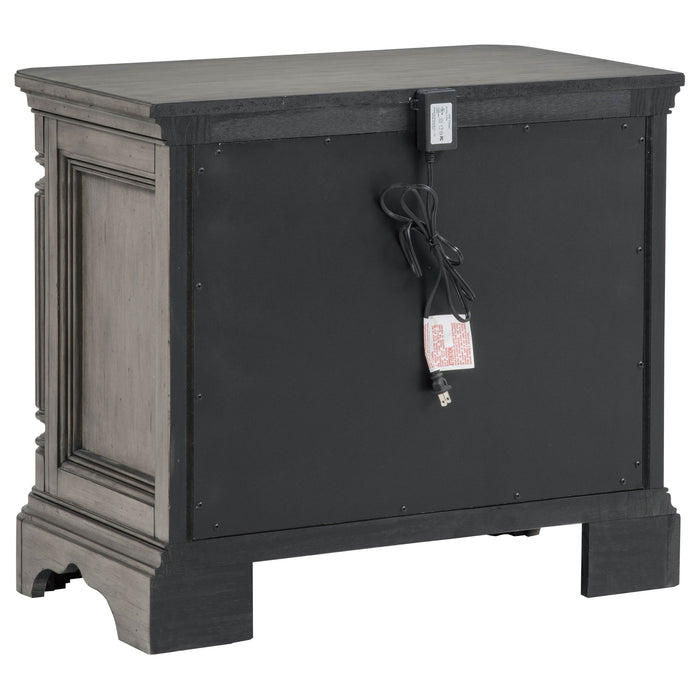 Cresswell 4-piece Eastern King Storage Bedroom Set Weathered Taupe