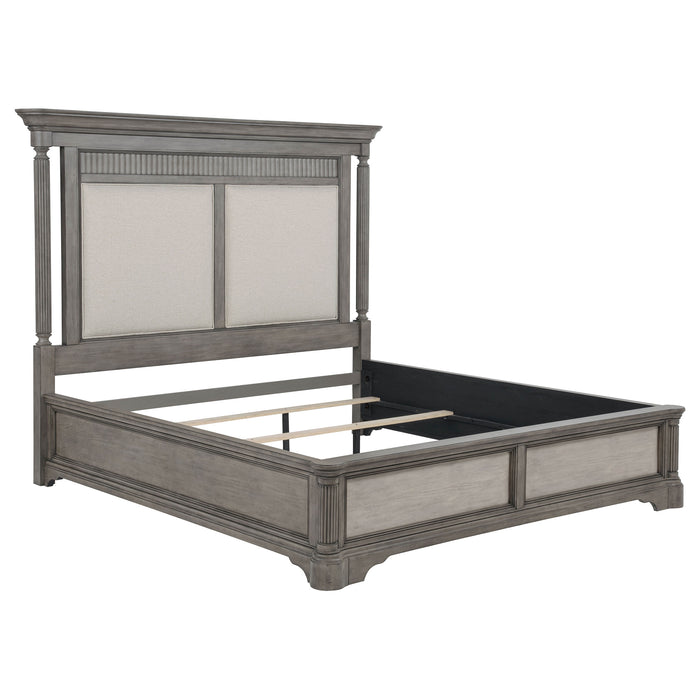Cresswell 4-piece Eastern King Bedroom Set Weathered Taupe