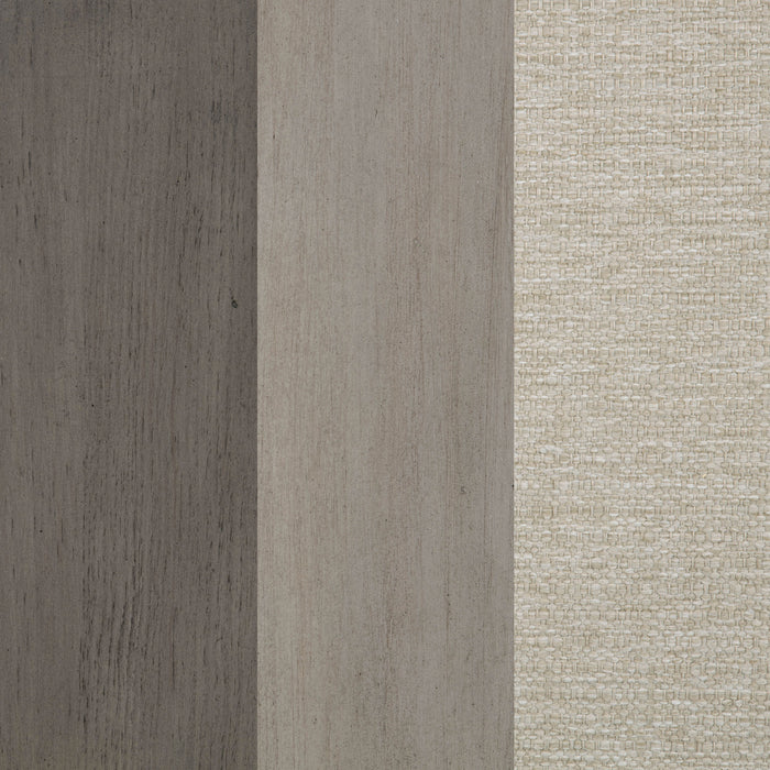 Cresswell Eastern King Upholstered Panel Bed Weathered Taupe