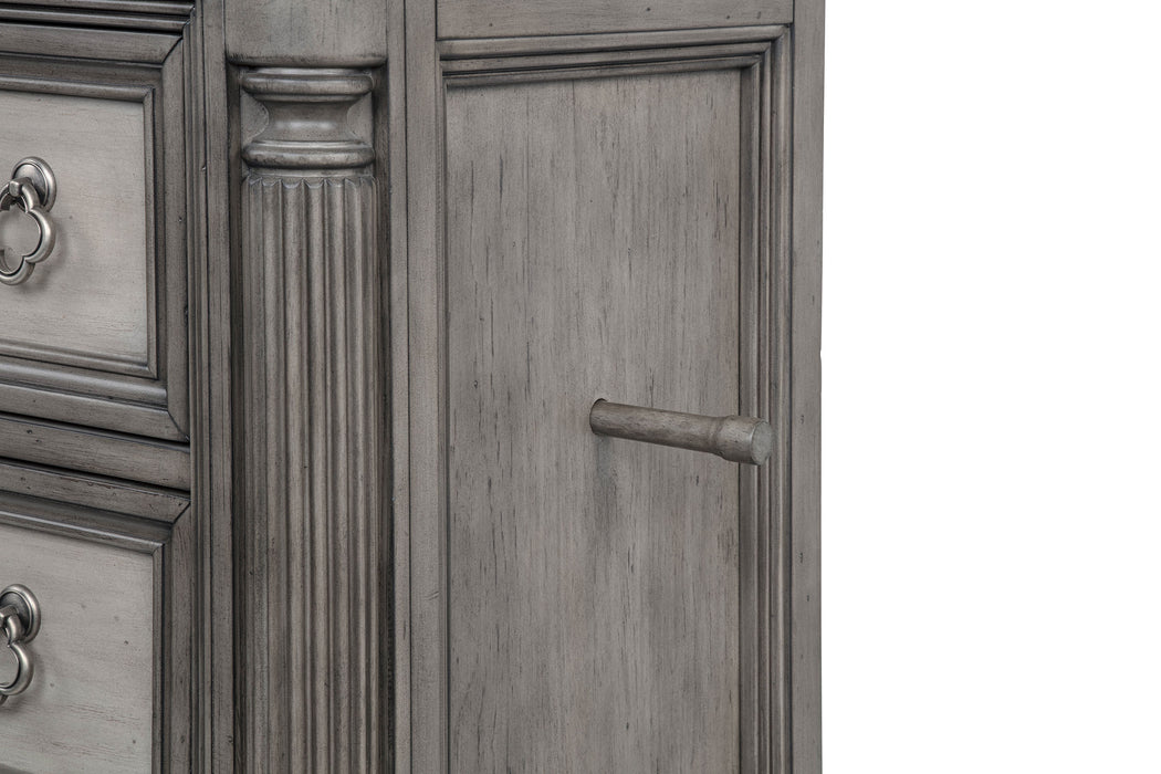 Cresswell 5-drawer Chest of Drawers Weathered Taupe