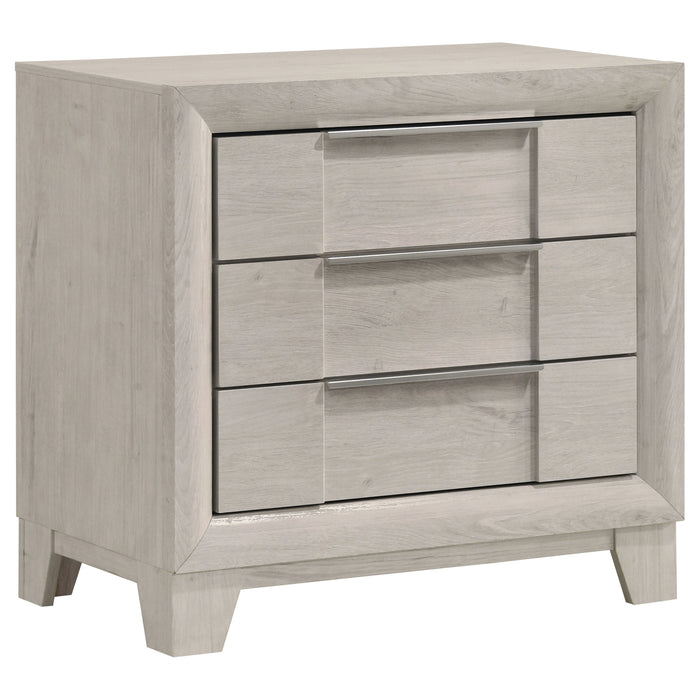 Farre 4-piece Eastern King Bedroom Set Washed Grey