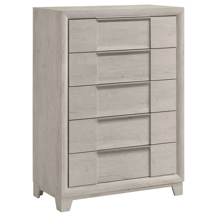 Farre 5-piece Queen Bedroom Set Washed Grey