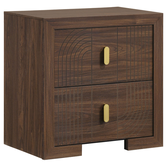 Etienne 5-piece Twin Bedroom Set Walnut