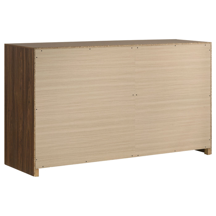 Etienne 5-piece Twin Bedroom Set Walnut