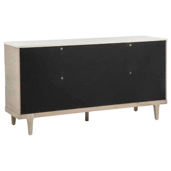 Lucaire 5-piece Eastern King Bedroom Set Sandstone