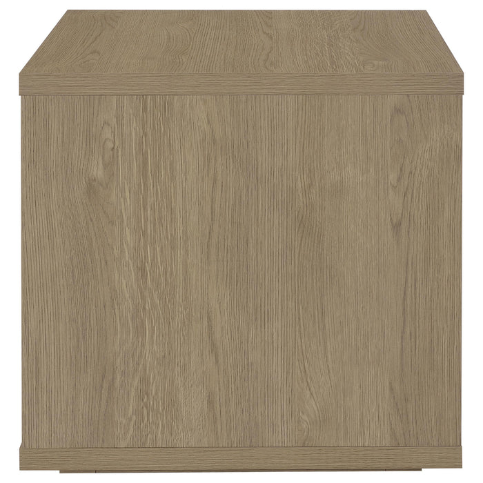 Ingram 2-Piece Coffee and End Table Set with Storage Latte