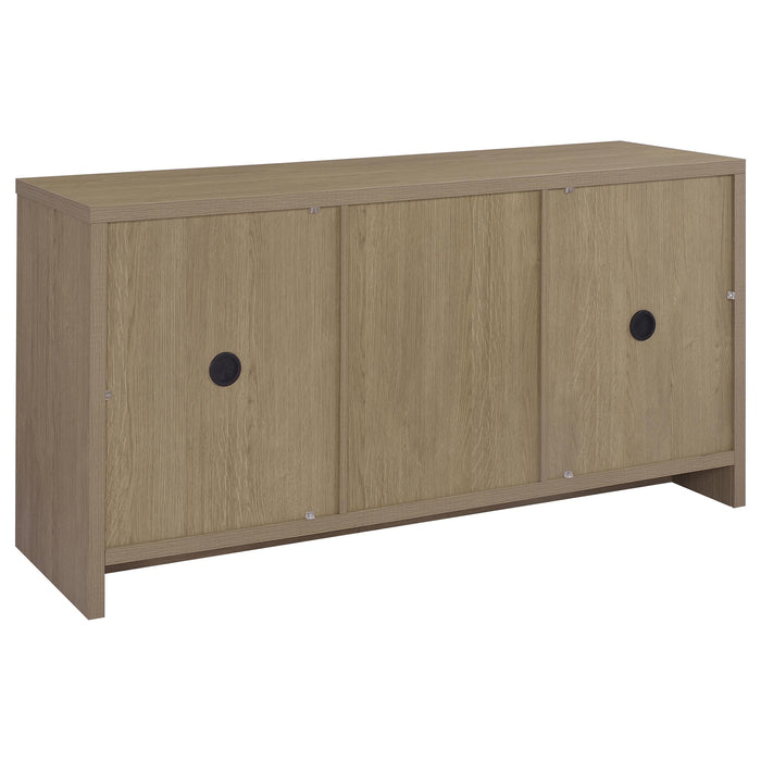 Amery 3-drawer Accent Storage Cabinet Console Latte