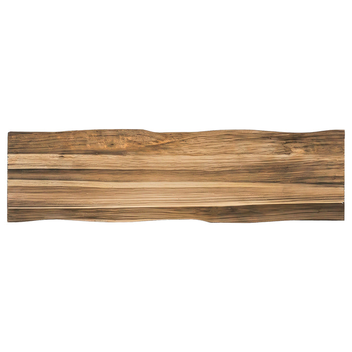 Selwyn Live Edge Solid Wood Dining Bench Light Sheesham