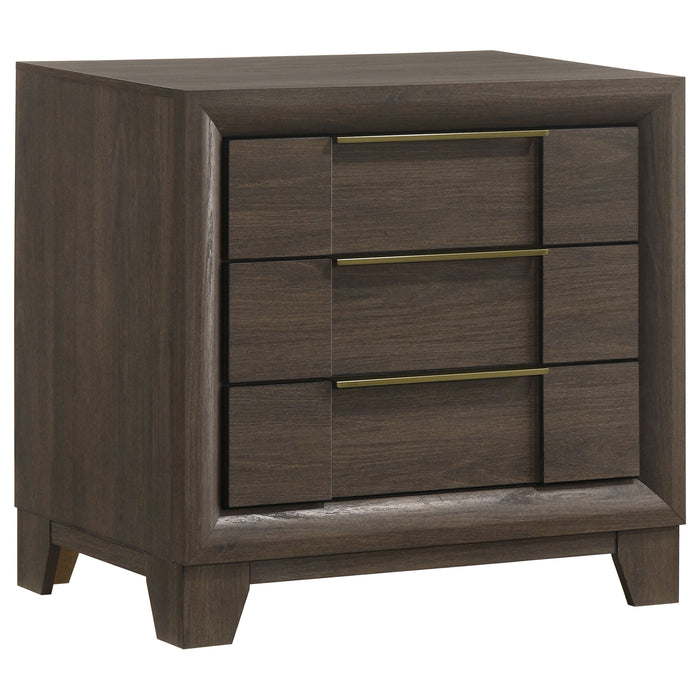 Farre 5-piece Eastern King Storage Bedroom Set Dark Brown