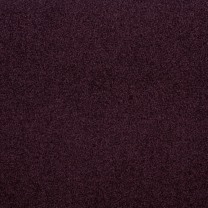 Delroy Stationary Accent Chair Aubergine Polyester Upholstery